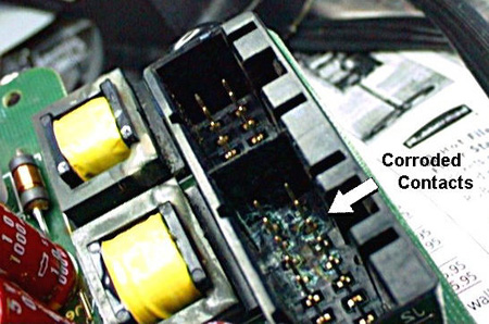 Corroded Power Supply